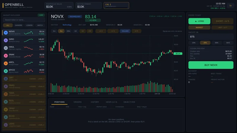 Openbell screenshot
